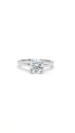Load image into Gallery viewer, Fifi, Round Cut Lab-Grown Diamond Ring in Platinum