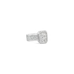 Load image into Gallery viewer, Art Deco Collection ring featuring rectangle radiant and baguettes lab grown diamonds by Victoire