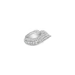 Load image into Gallery viewer, Le Kiss Collection pinky ring in lab grown diamonds pavée in platinum by Victoire