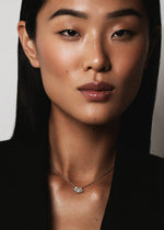 Load image into Gallery viewer, Kiss Shape Lab Grown Diamond Pendant in White Gold