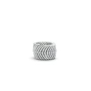 Art Deco Vivienne pave ring in lab grown diamond by Victoire 