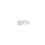 Load image into Gallery viewer, Les Pinky, Juliette ring featuring a cushion cut lab-grown diamond mounted on platinum by Victoire