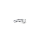 Load image into Gallery viewer, A round shape lab-grown diamond set on platinum by Victoire