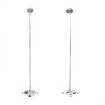 Load and play video in Gallery viewer, Le Kiss Collection lip shape lab grown diamond pendant earrings in white gold by Victoire