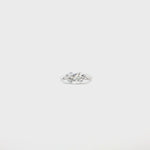 Load and play video in Gallery viewer, Kiss Shape Lab Grown Diamond Ring in Platinum
