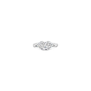 Le Kiss Collection lip shape lab grown diamond ring on platinum by Victoire